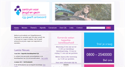 Desktop Screenshot of cjggeeftantwoord.nl